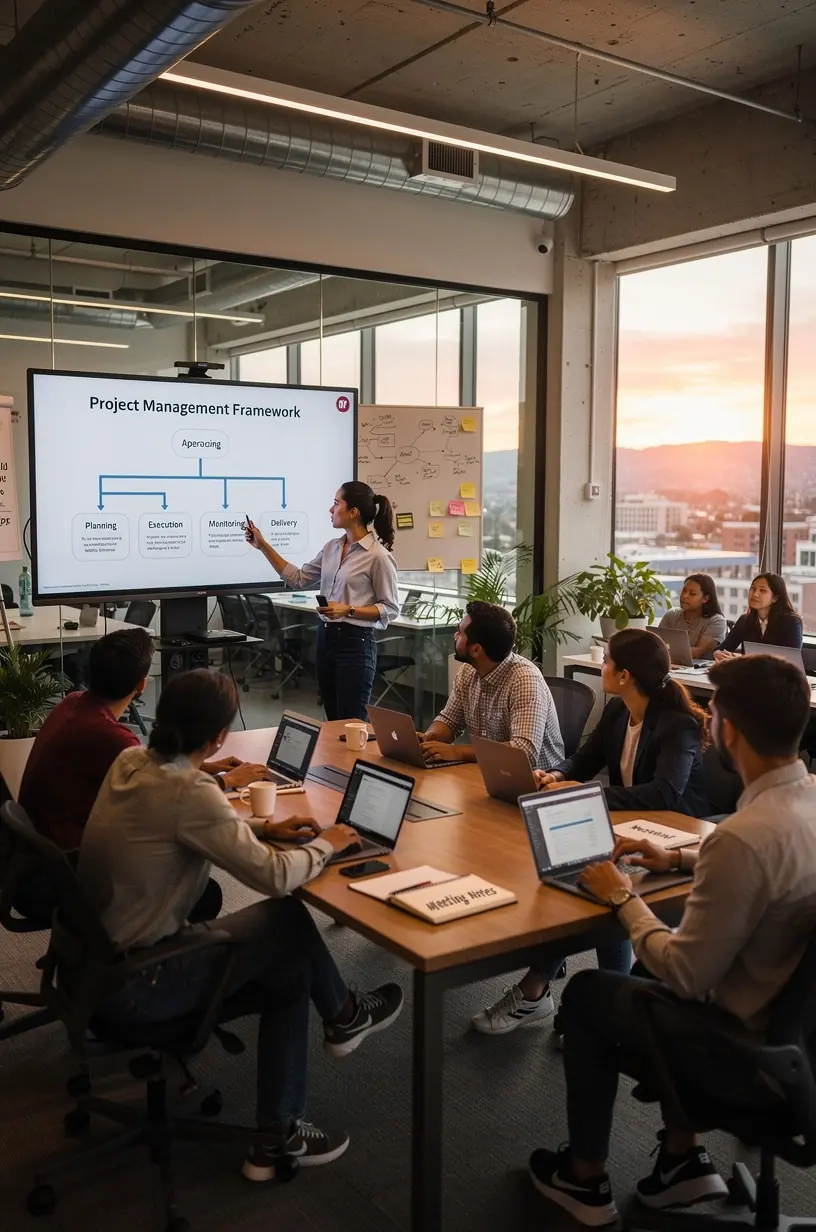 Professional business innovation visualization